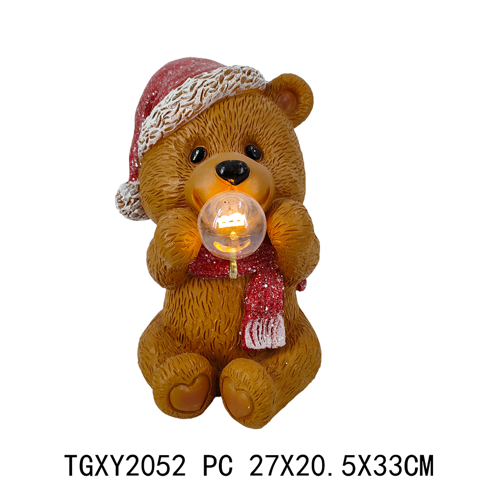 MGO outdoor chrismtas bear decoration