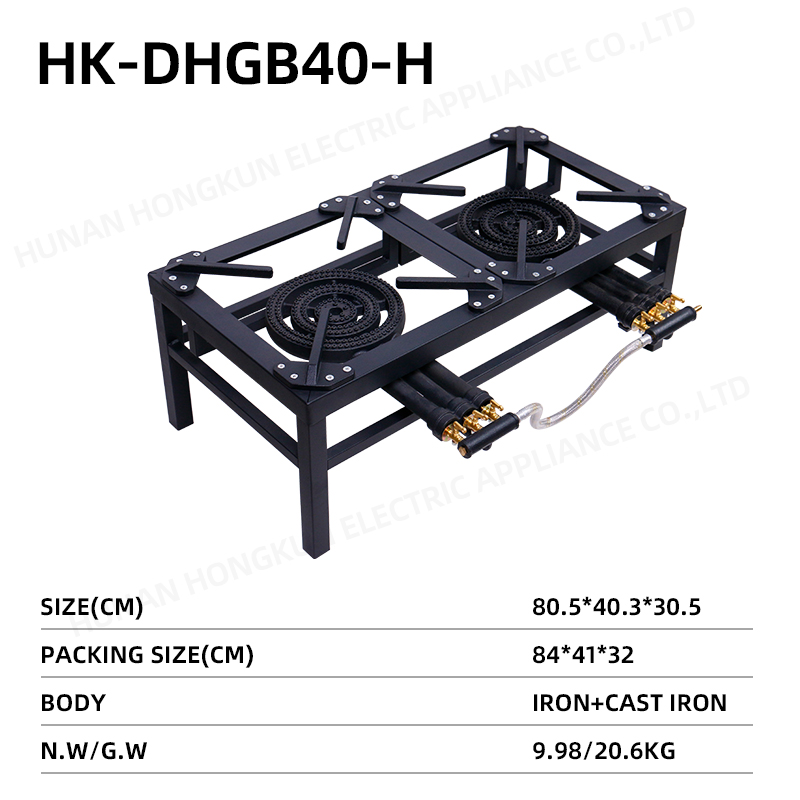 Fierce Fire Gas Stove Cast Iron