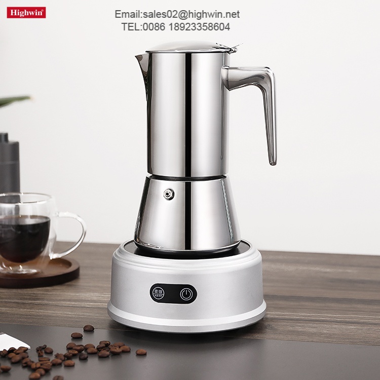 USA Stainless Steel Stovetop 6-cup Espresso Maker