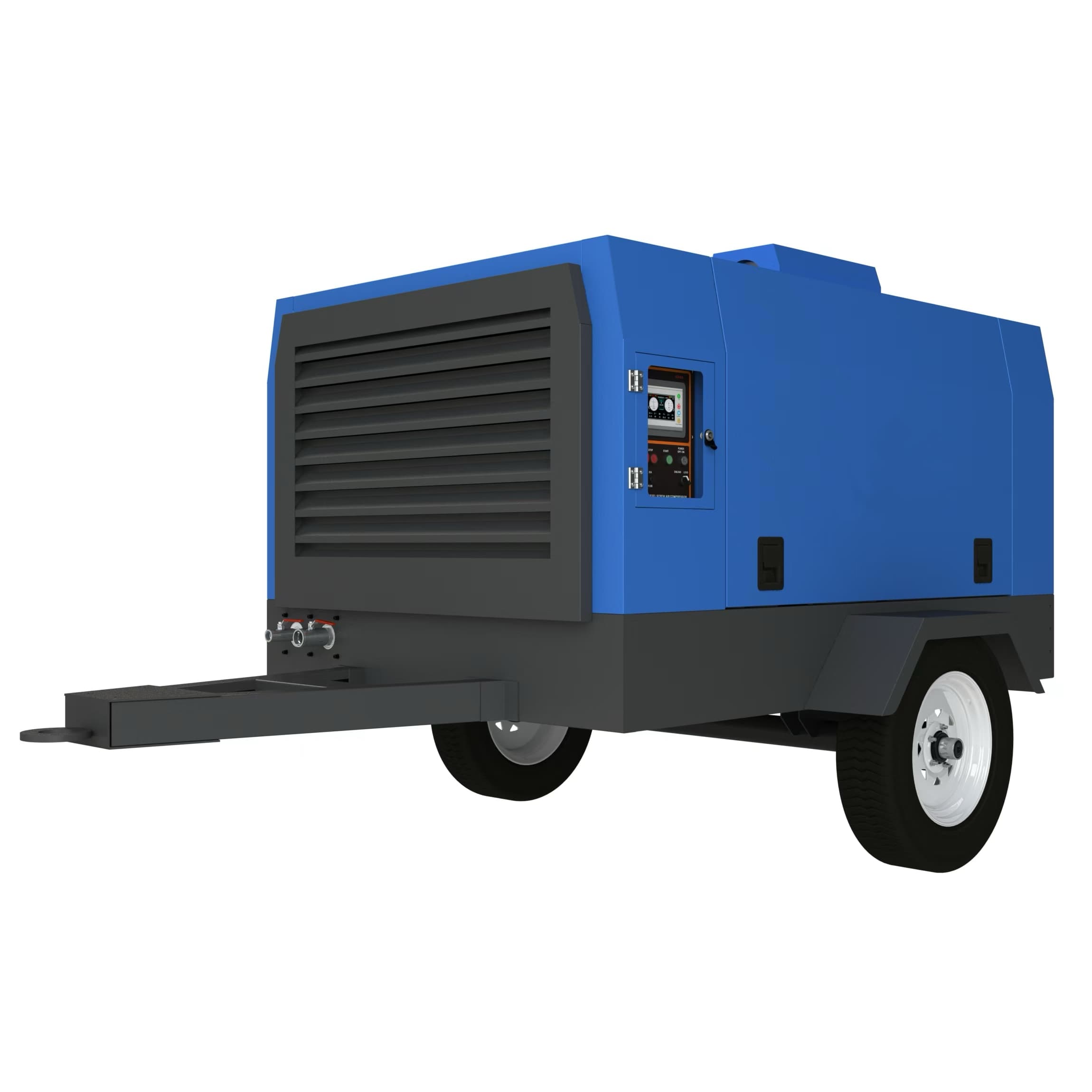Diesel portable air compressor, screw air compressor, industrial