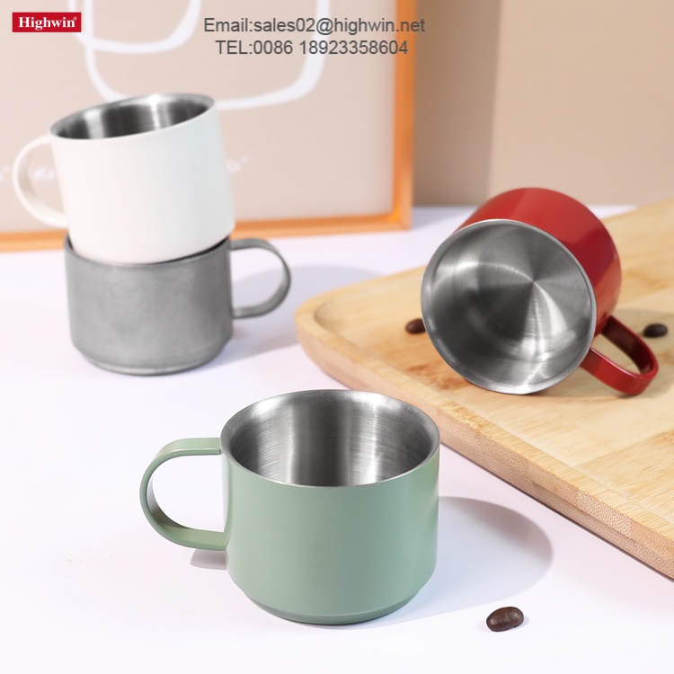 Stainless Steel Coffee Cup Set