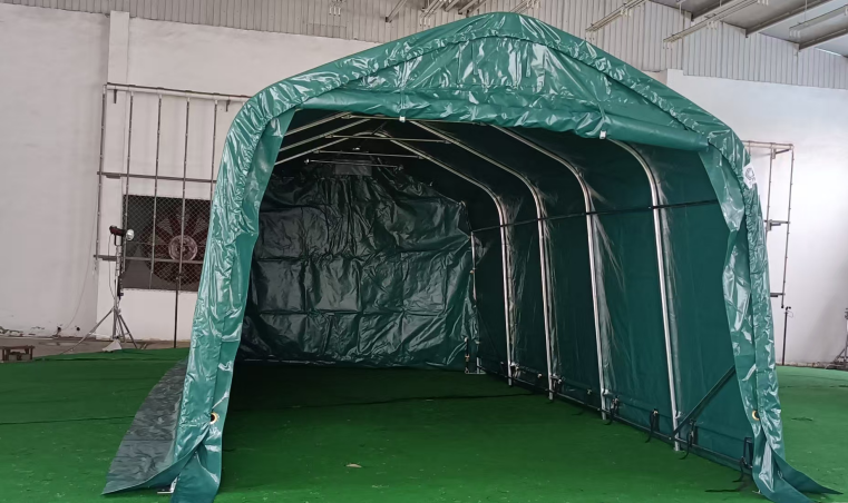 Carport, storage tent