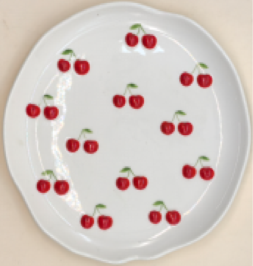 Cherry Plate Size:19.8*19.8*2cm