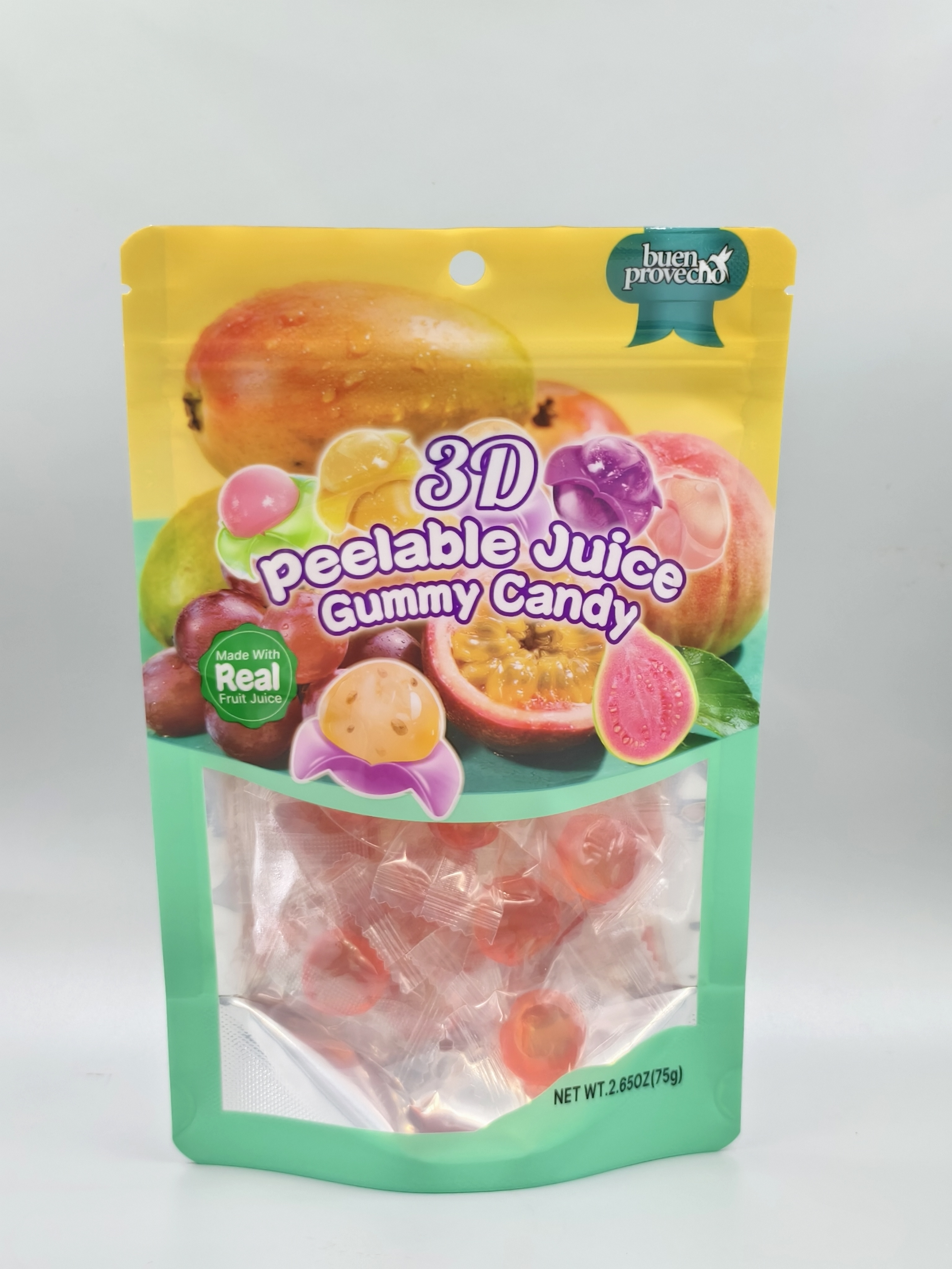 Peelable 3D Gummy Candy