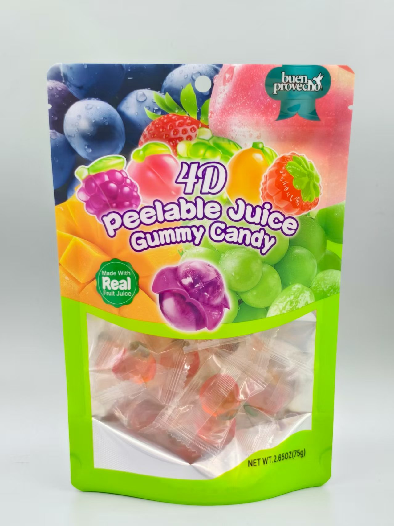 Peelable 4D Gummy Candy