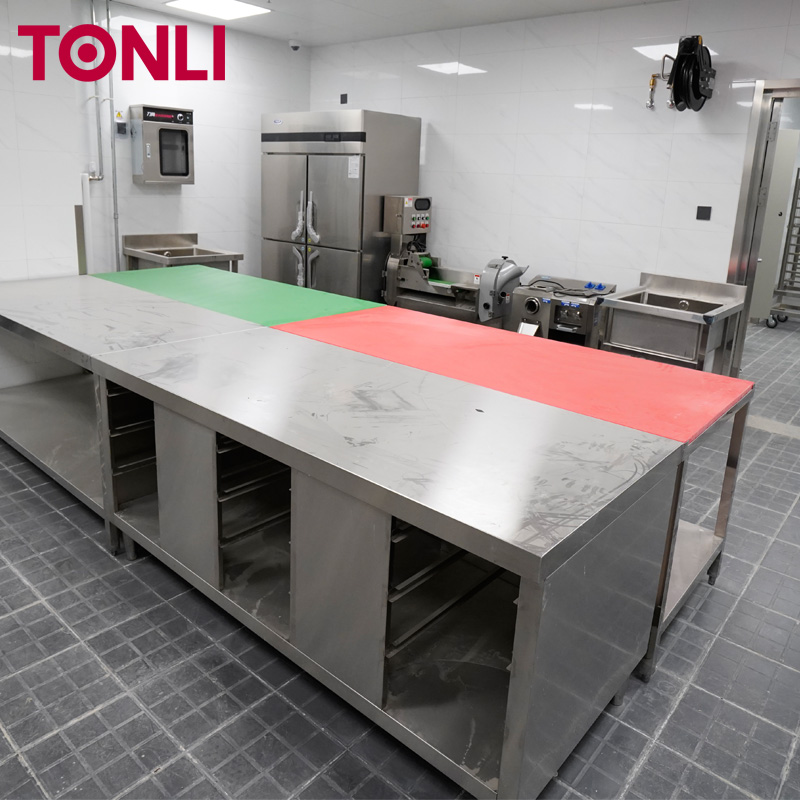 Yantai TONLI Factory Direct for Supermarkets Restaurant and Hotel Supplies PE Plastic Cutting Board
