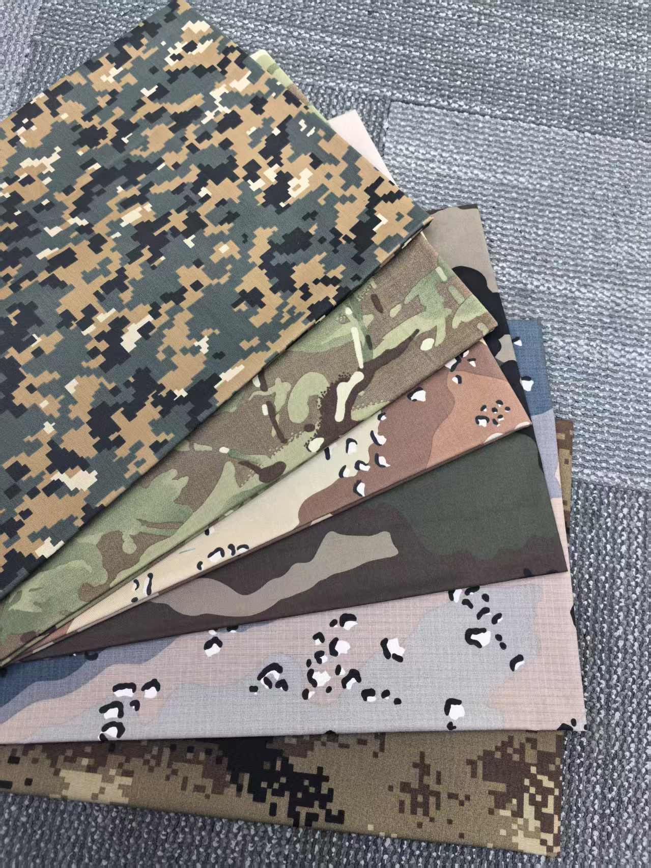 PC camouflage fabrics