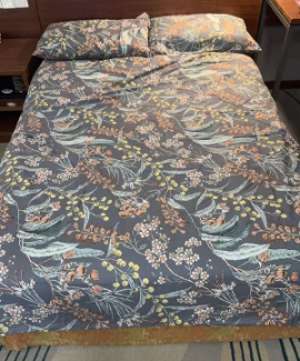 printed quilt cover & pillow case set