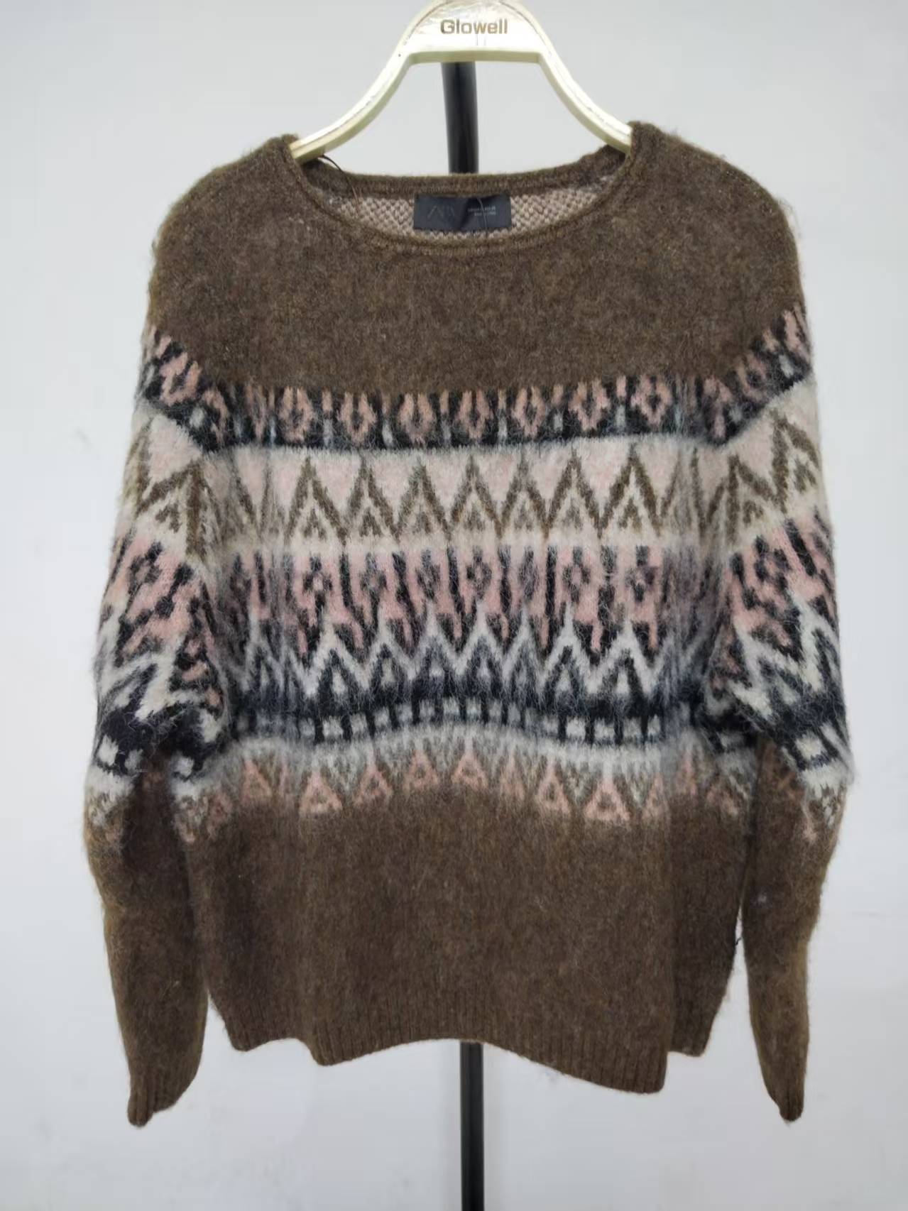 Jacquard Knitted Sweater