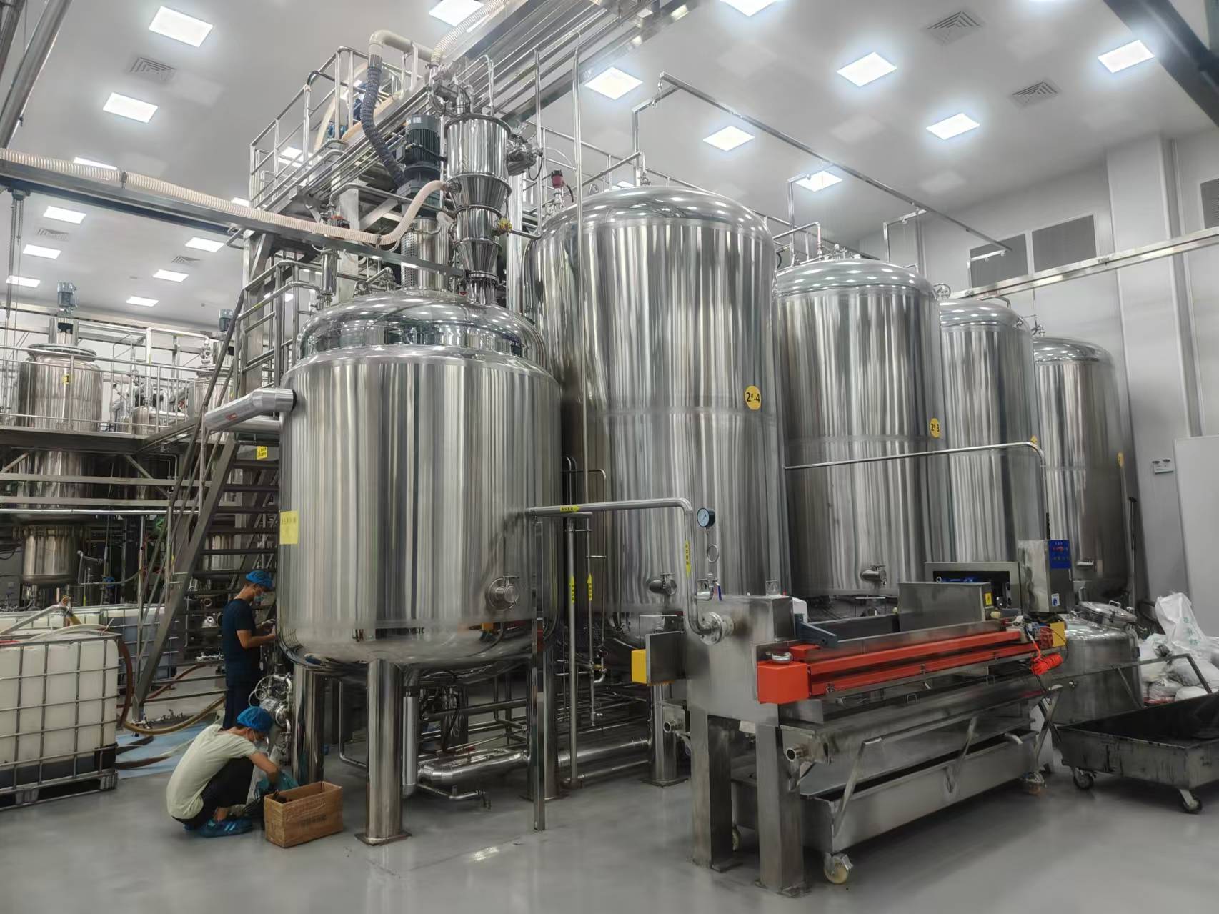 Food additive seasoning and flavoring reactor boiling and mixing tank