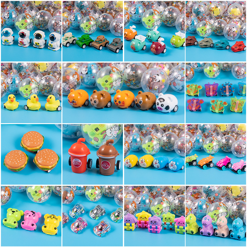 Kids mini food toy Plastic small toy Egg capsules mini toy Promotional small toy