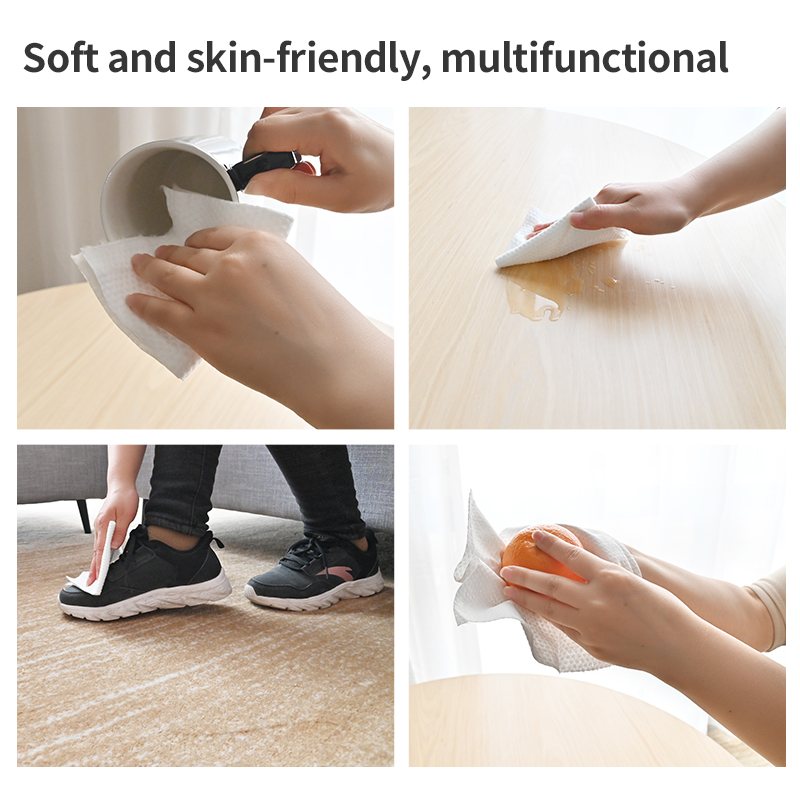 Full cotton disposable face towel
