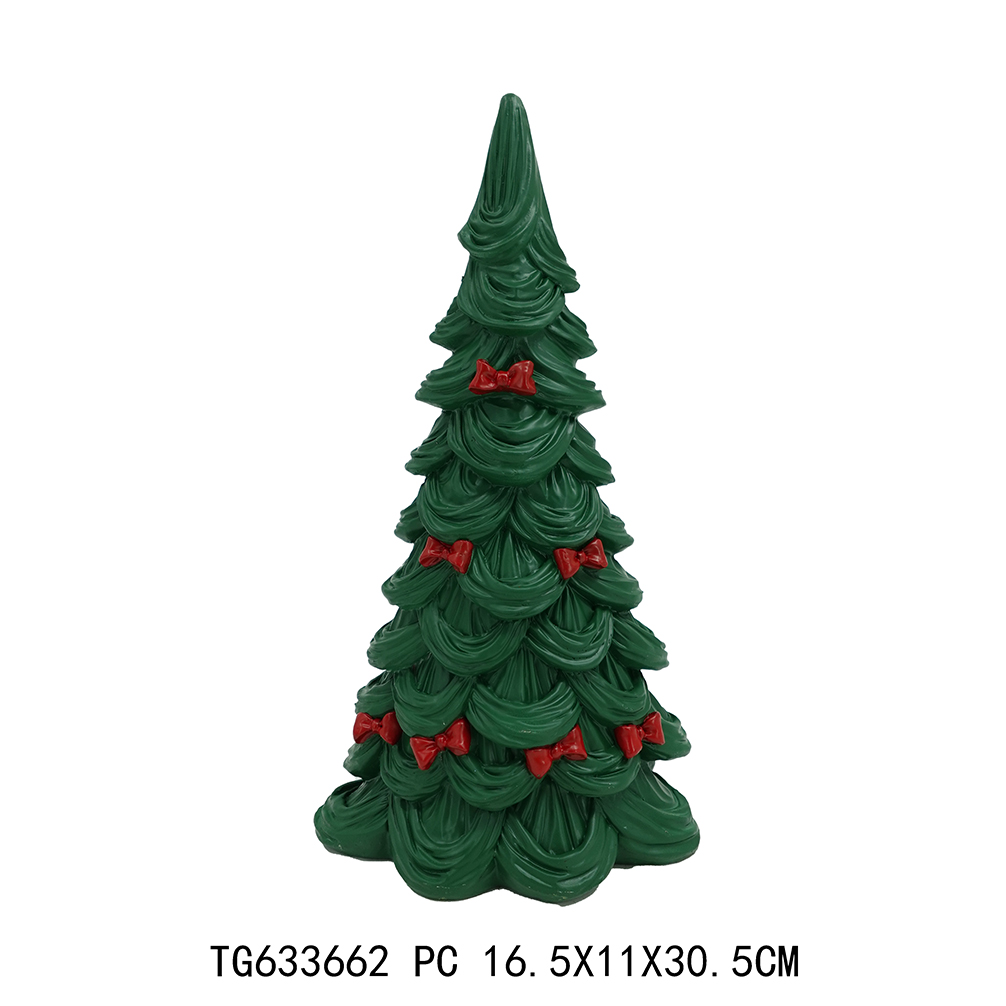 resin xmas tree xmas decoration