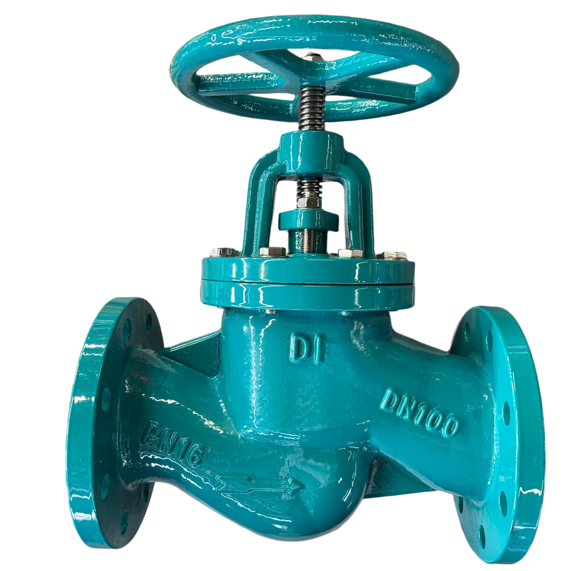 ductile iron drum S-type stop valve, German standard, American standard and Japanese standard