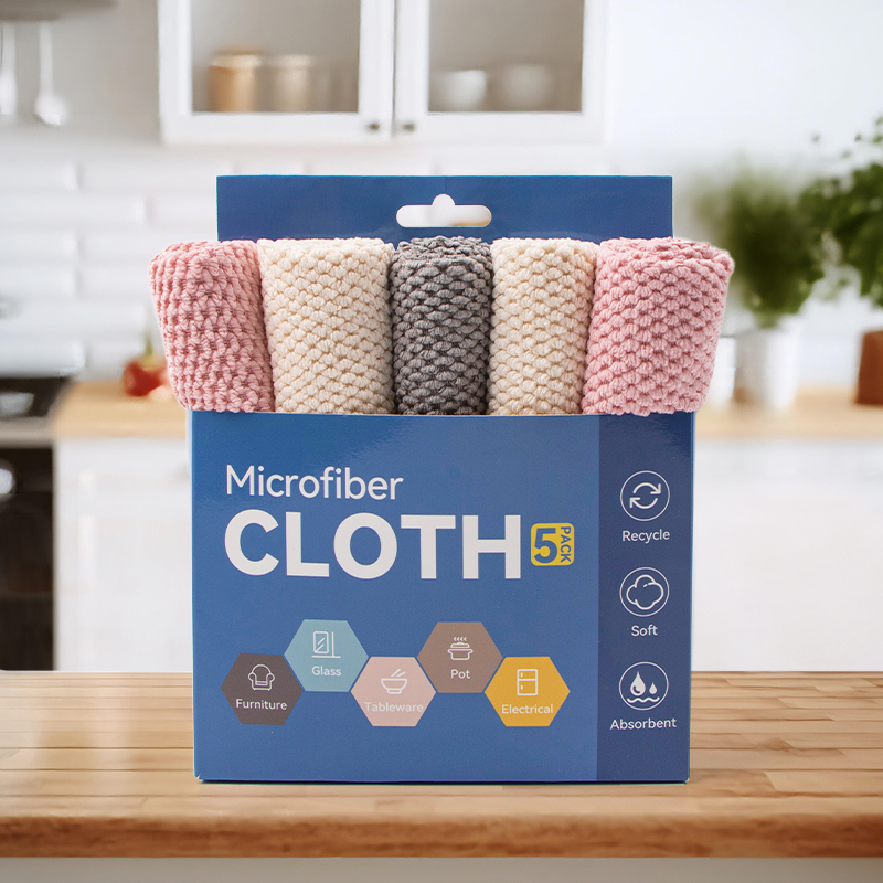 Microfiber cleaning cloth