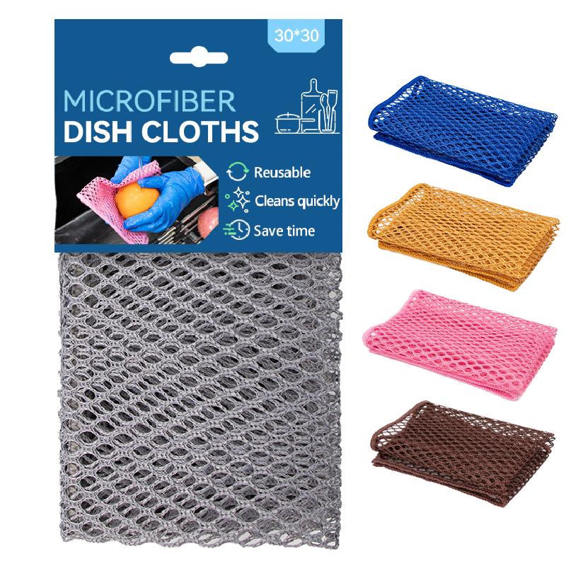 Microfiber mesh cloth