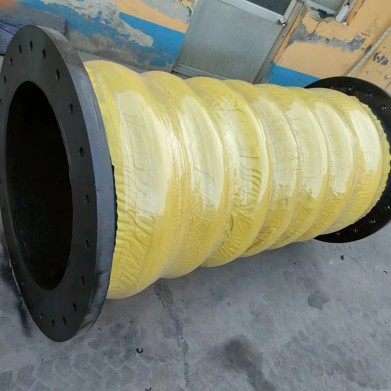 WANFLEX Large bore rubber wear-resistant suction and drainage dredging hose