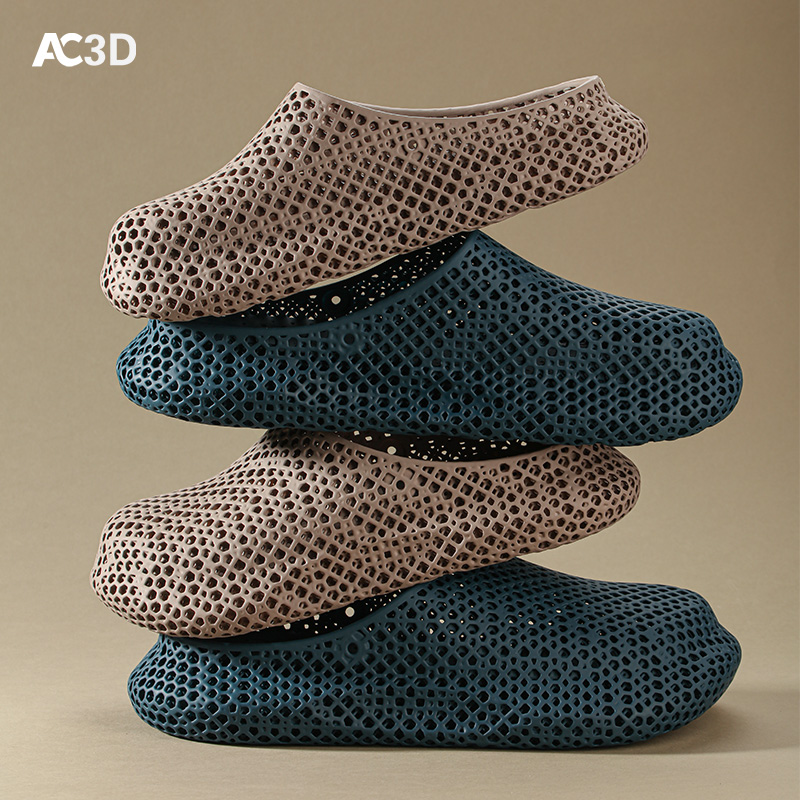 3D printed perforated shoes