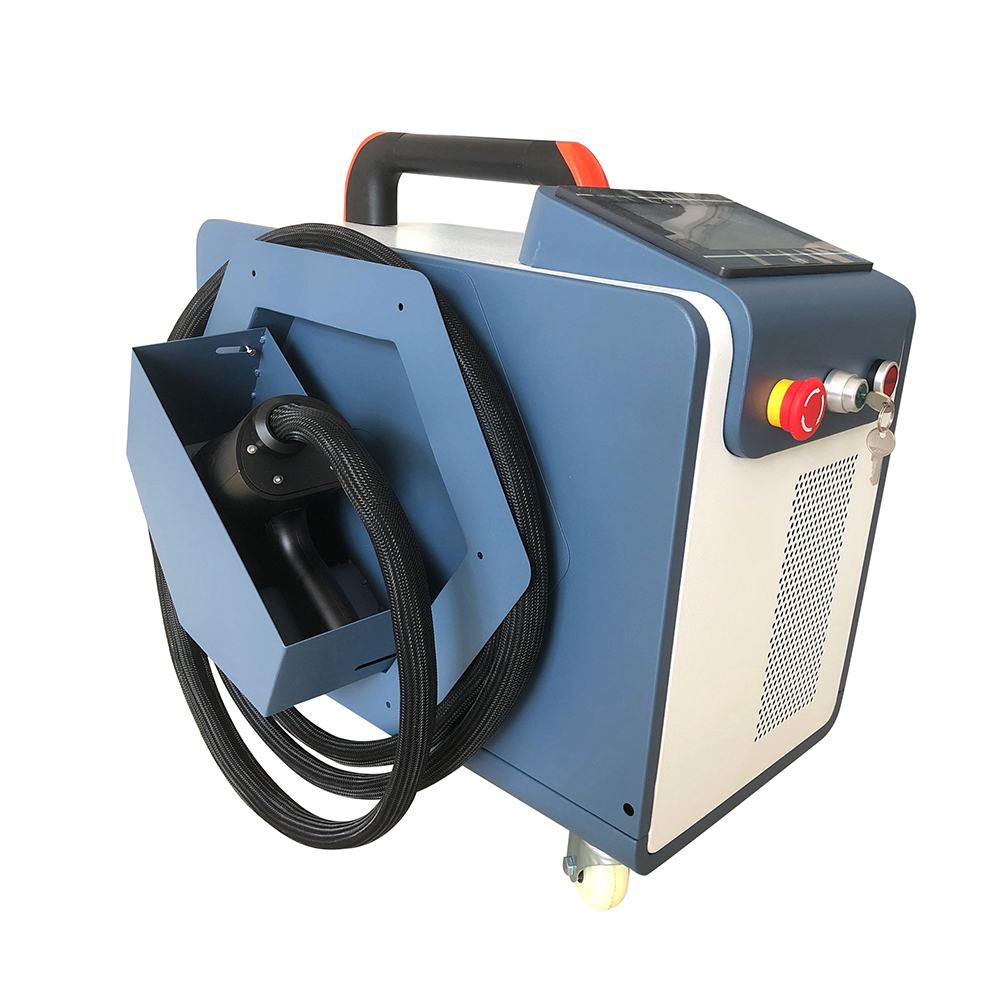 Air-cooled fiber laser cleaning machine