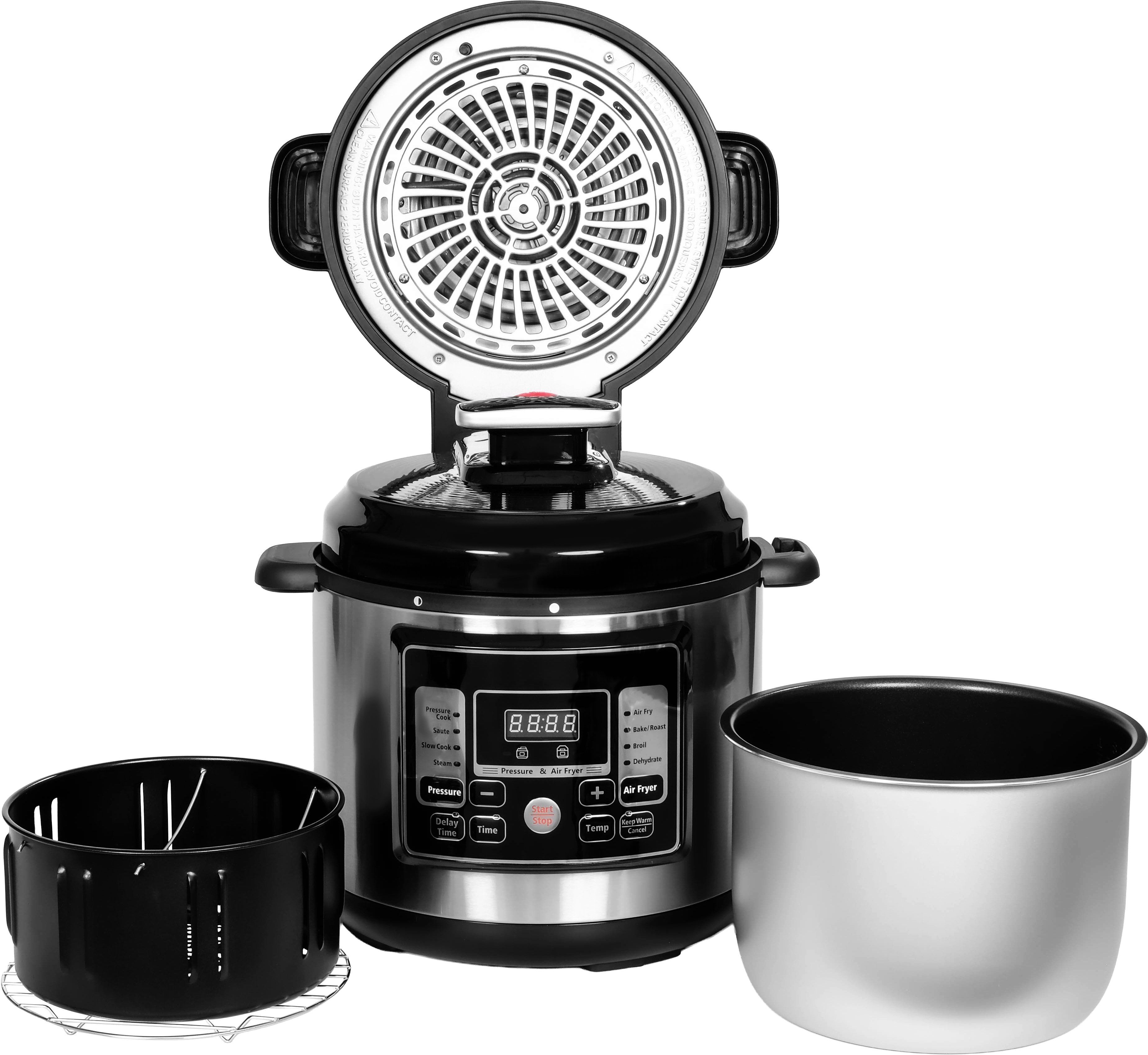 High Pressure110KPA Intelligent Household Electric Pressure Cooker With Air Fryer