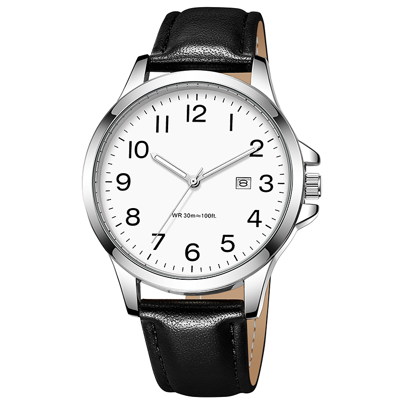 TPW K3112 Custom Casual Calendar PU Leather Wrist Watch for Men Manufacturer