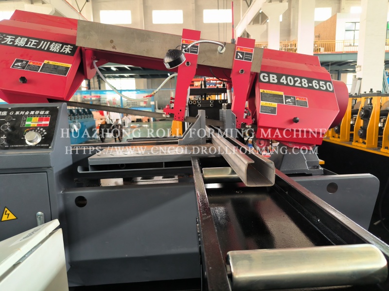 Door guide roll forming machine