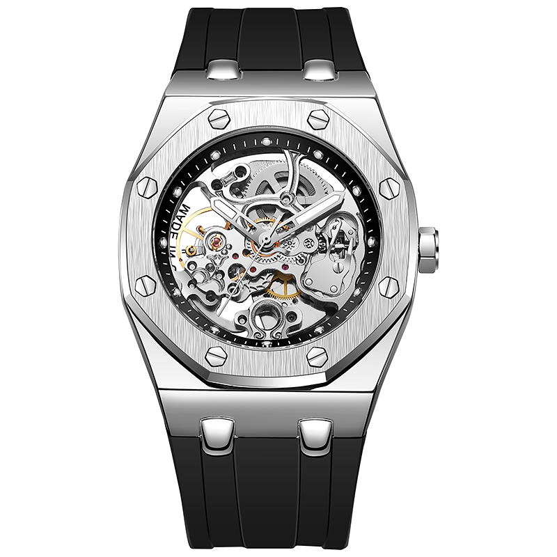 TPW X5004 Luxury Skeleton Automatic Mechanical Wrist Watches for Men Wholesale Montre Automatique