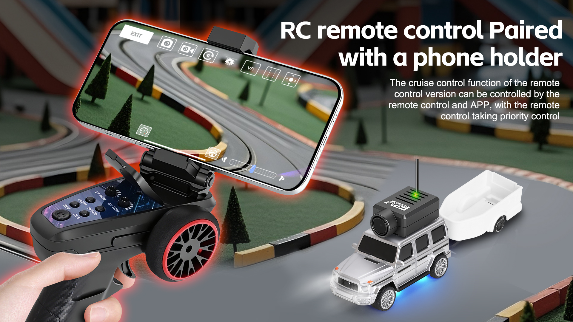 WLtoys new arrival 2.4G 1:64 small RC car with FPV camera