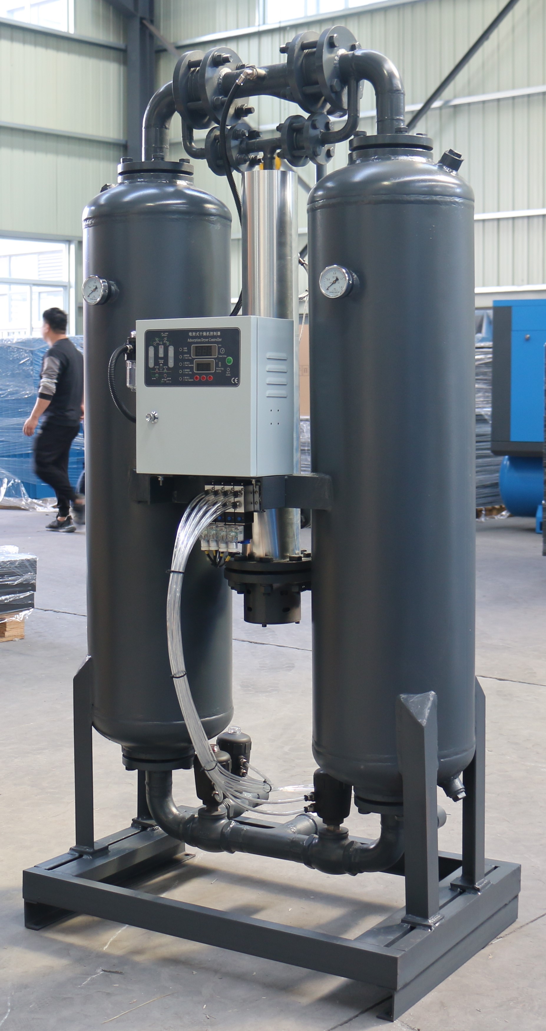 Adsorption compressed air dryers