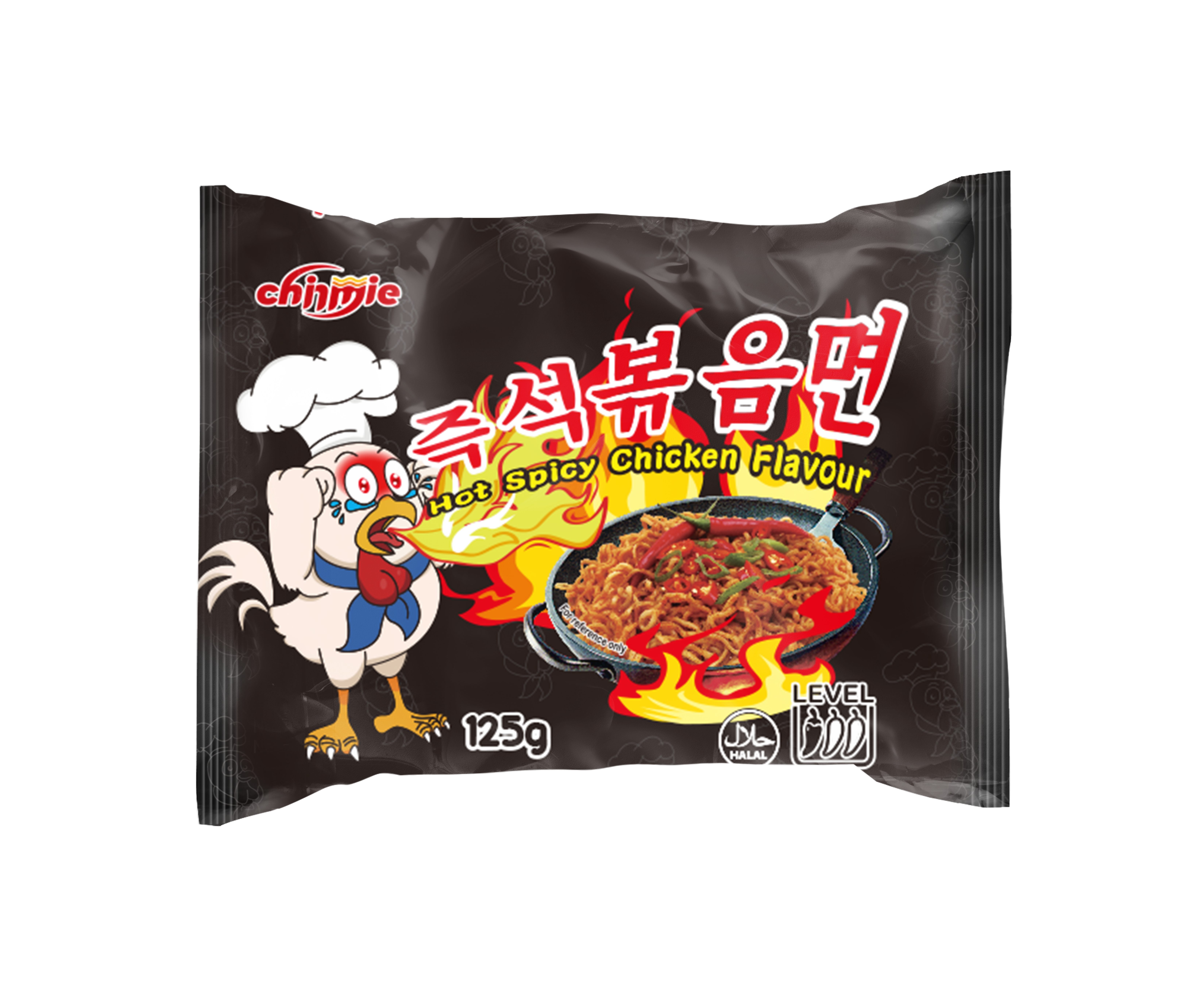 Hot Selling Chinmie Hot Spicy Chicken Flavour Ramen Noodles