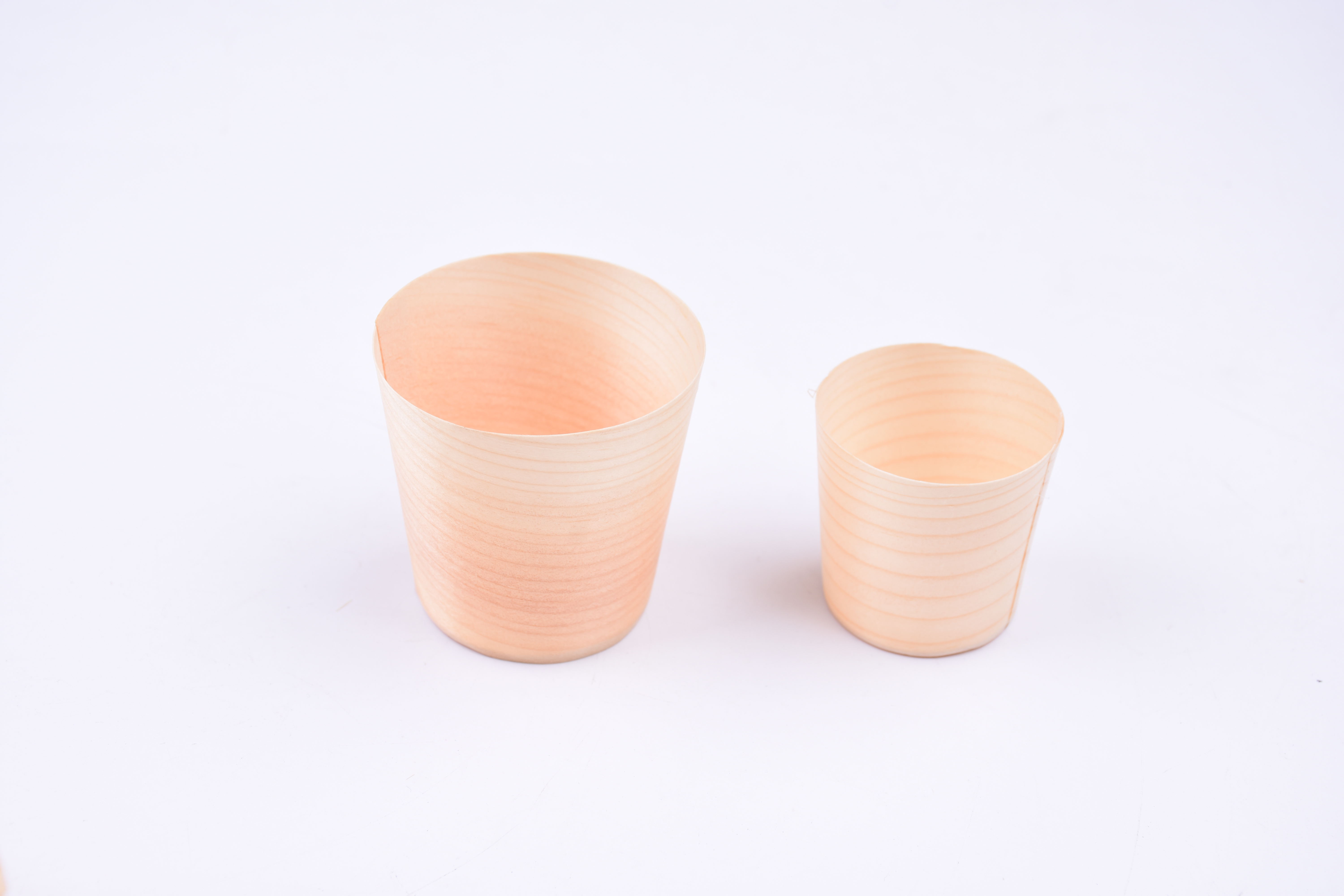 Disposable wooden boat wooden cone bamboo leaf boat
