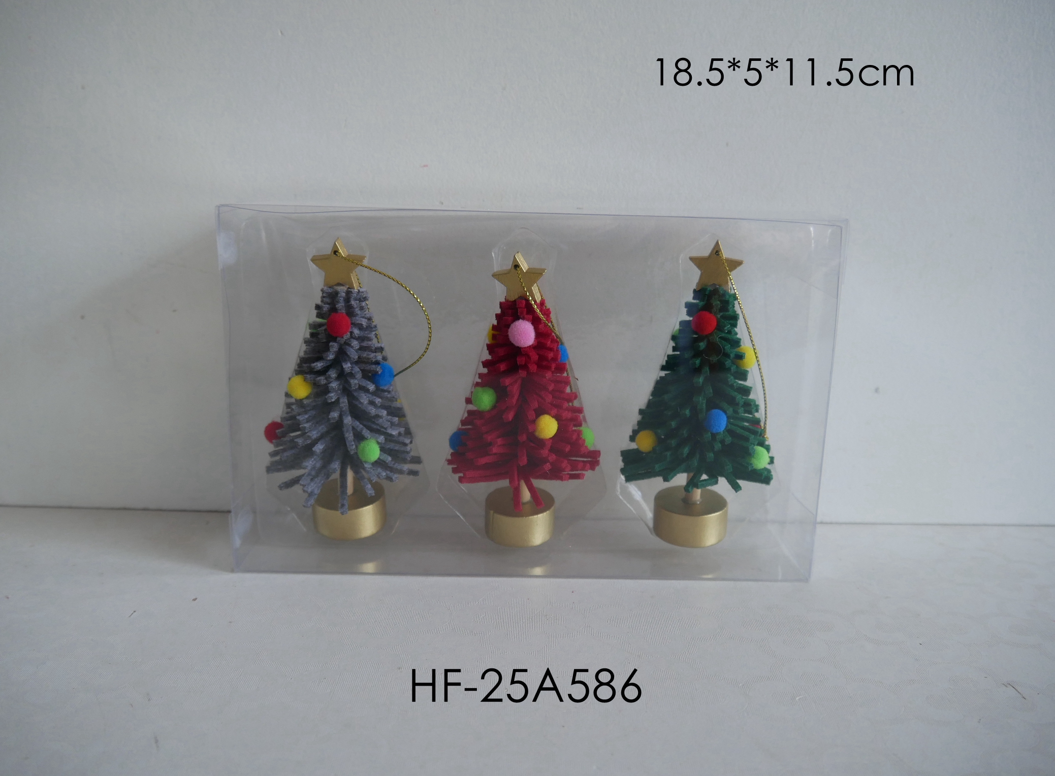 Decoration tree in PVC box