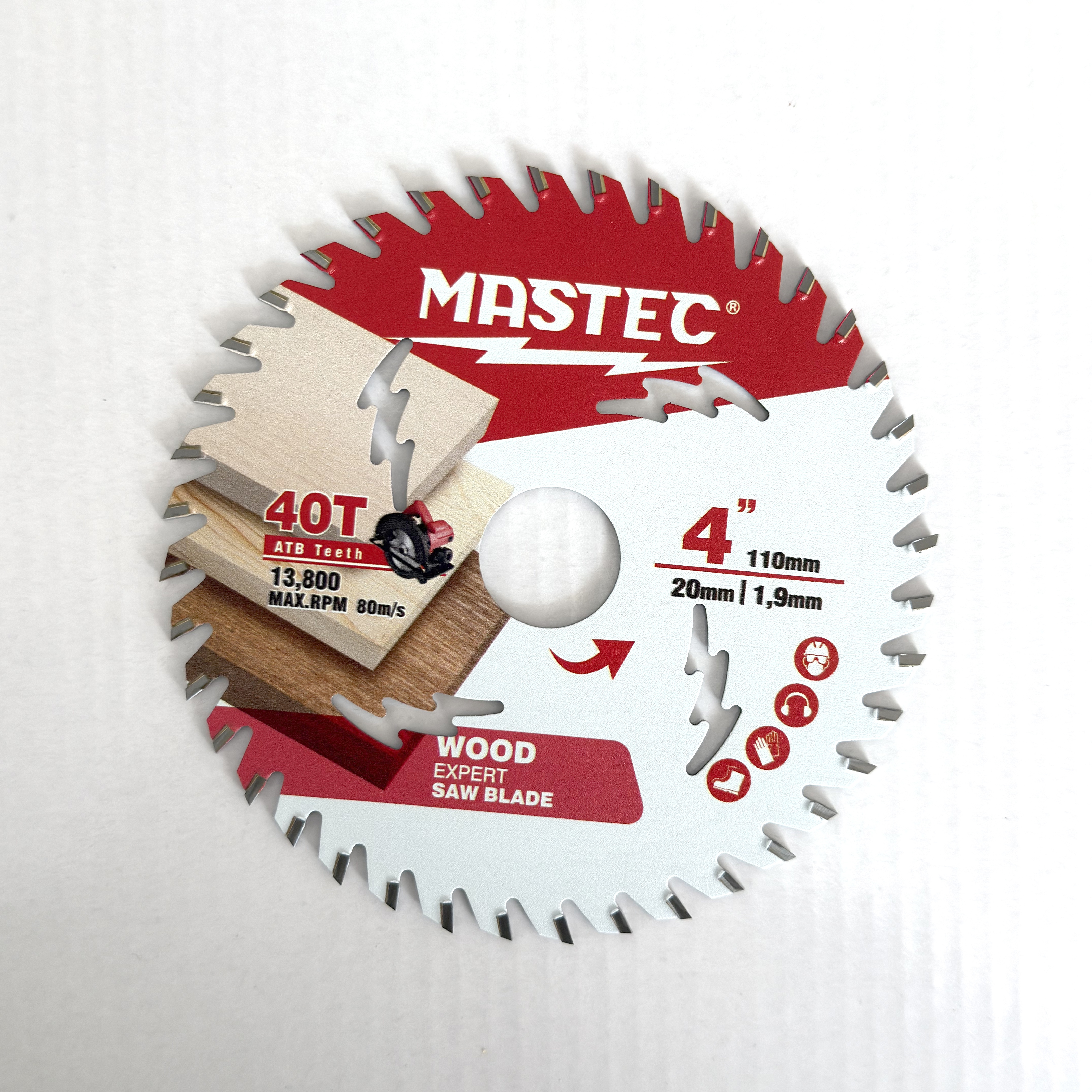 TCT SAW BLADE FOR WOOD 4" 40T expert