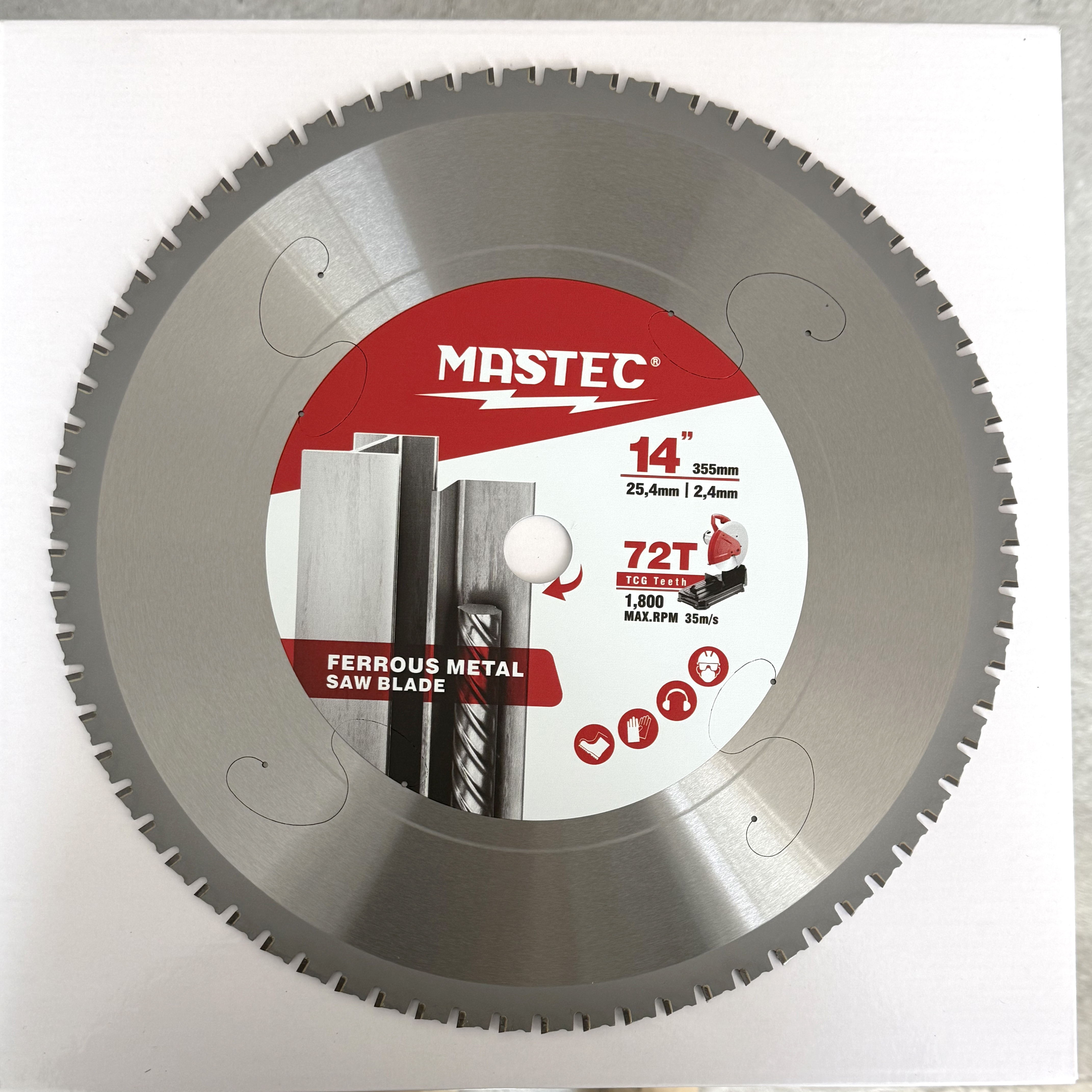 circular saw blade for cutting metal