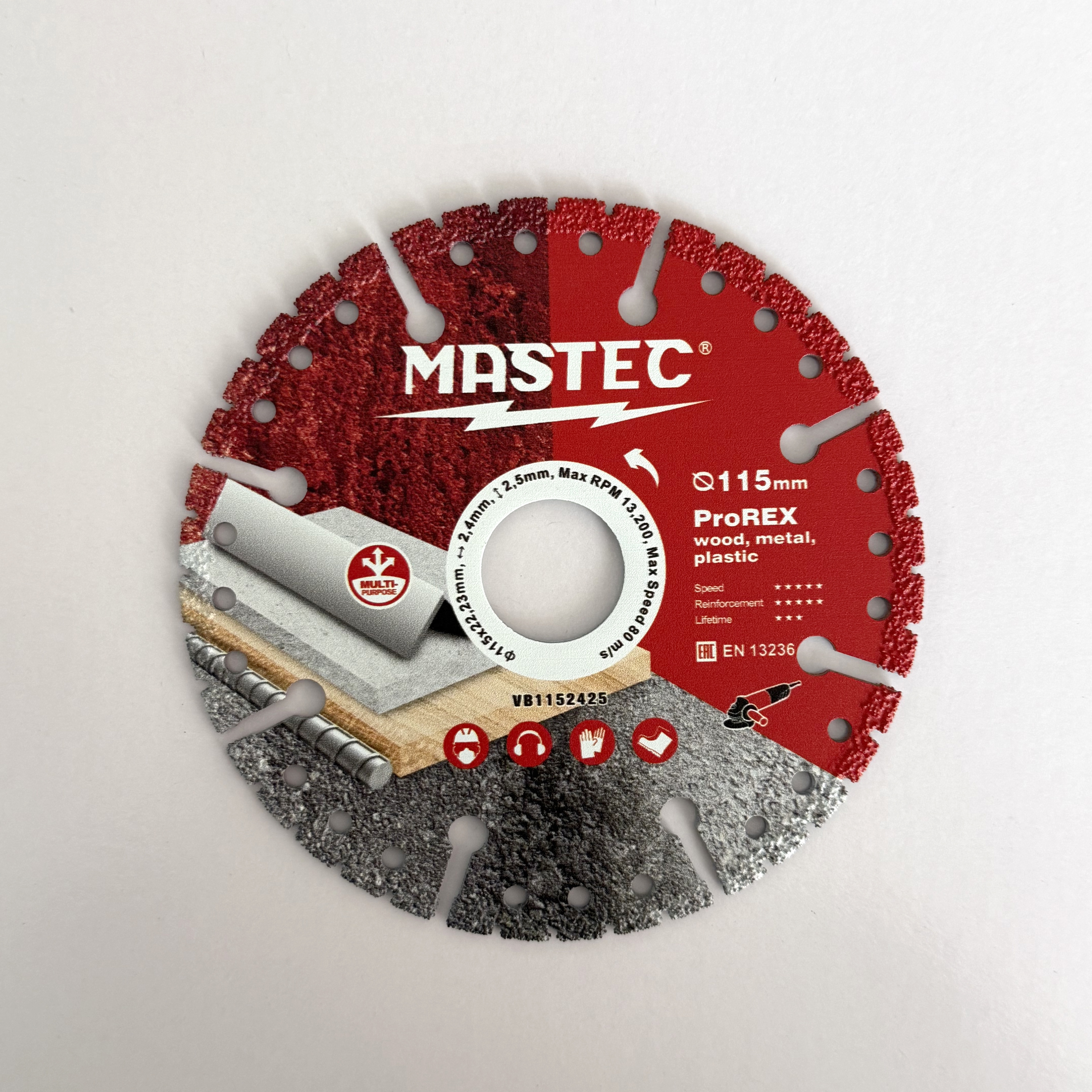 Vacuum brazed diamond saw blade All Purpose Cutting Blades 5 Inch Cut Off Wheels
