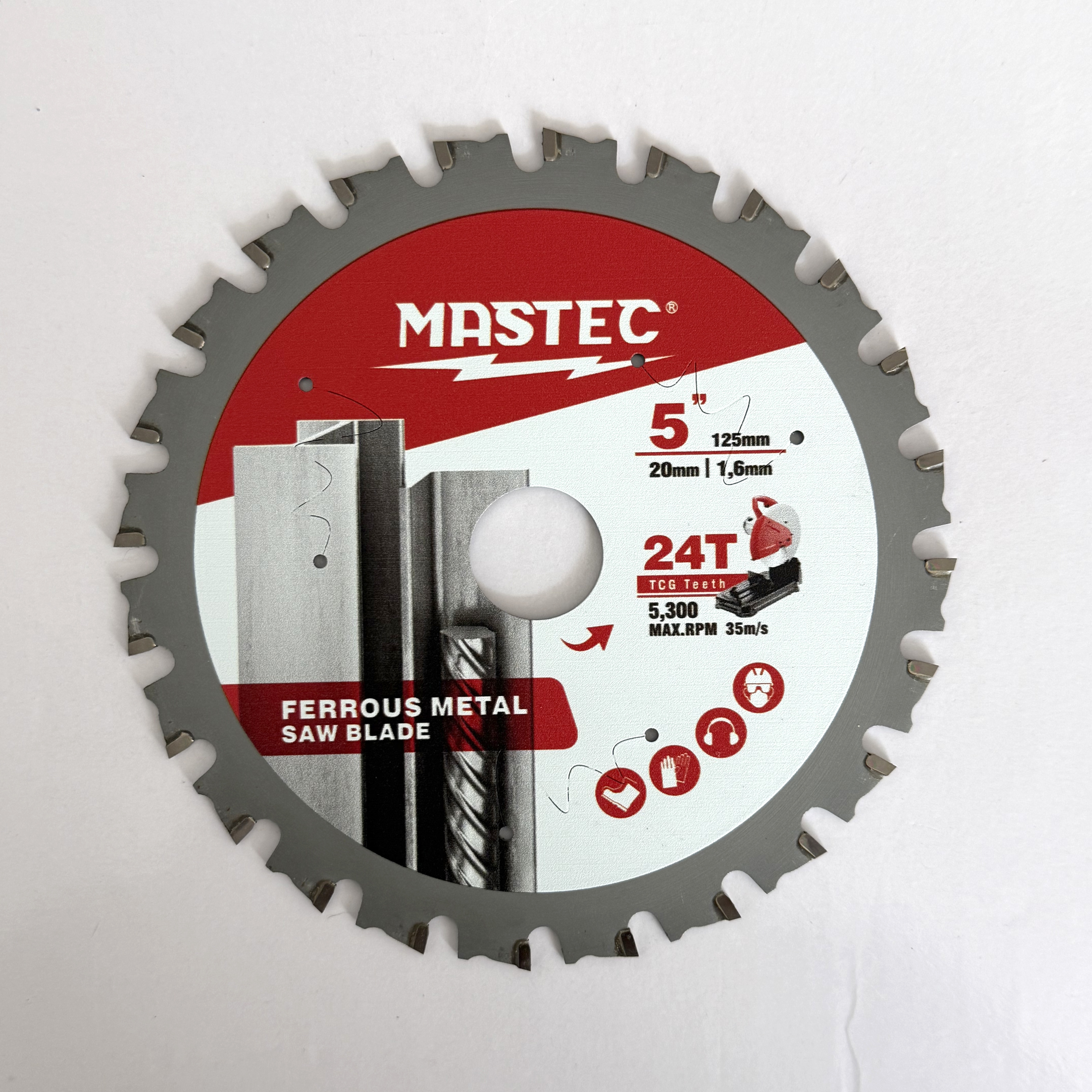 Tct Saw Blade For Steel 5 Inch 24 Teeth