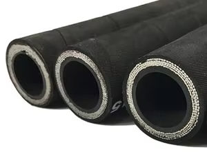 steel wire hydraulic rubber hose SAE J517 R2 / DIN 2SN