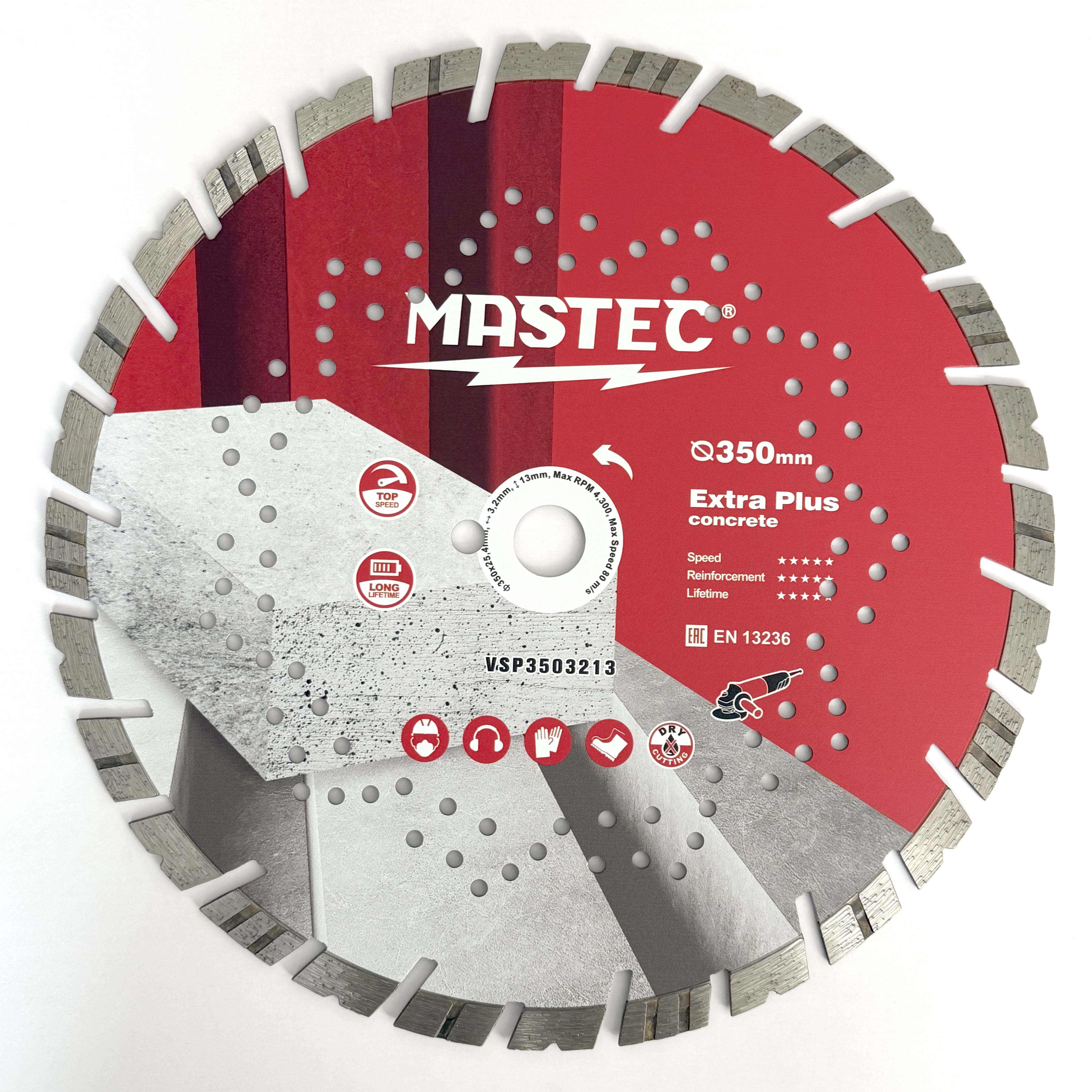 14 Inch Hot Pressed Segment Turbo Diamond Saw Blade