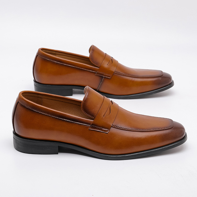 Men's Formal Leather Shoes for Wedding and Office Comfortable Lightweight Walking Shoes