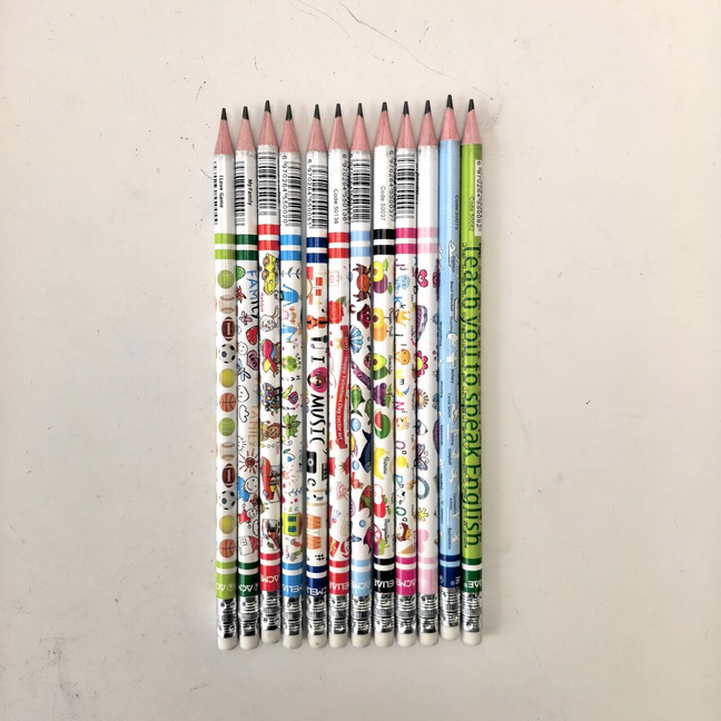 12 kinds of transfer film HB pencil