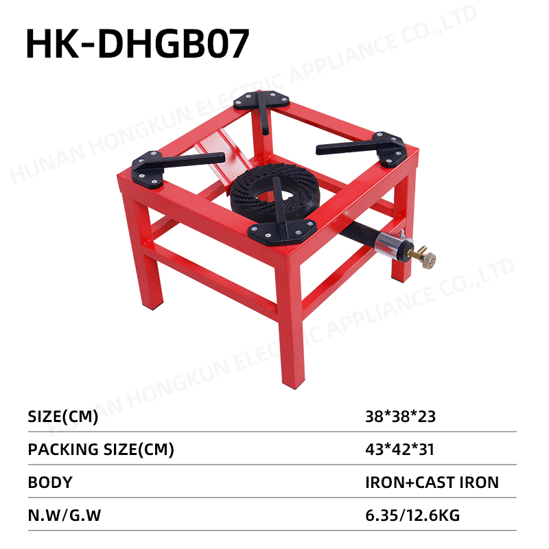 Cast iron gas stove