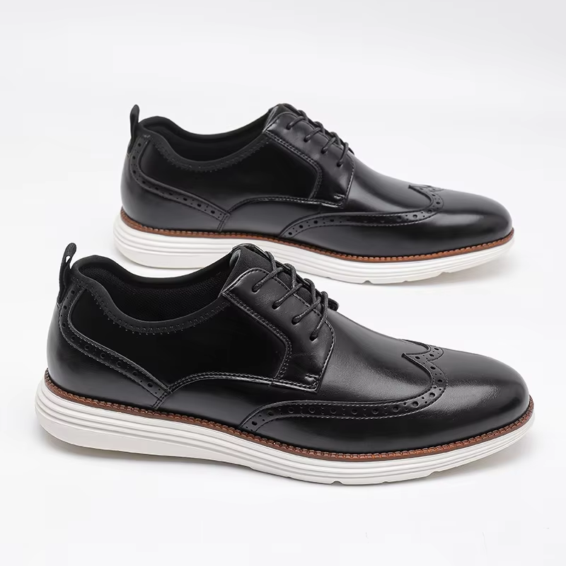 Genuine leather men's shoes for formal occasions such as weddings