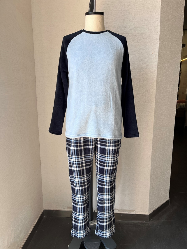 Coral Fleece Raglan Set