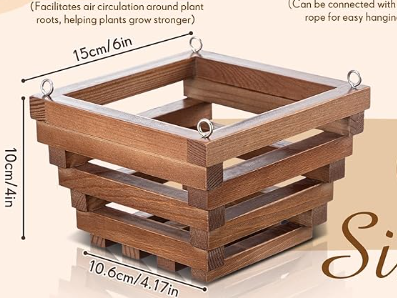 Wooden Case For Flower For Home