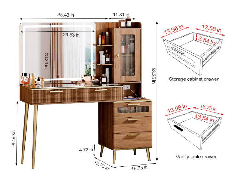 Dressing table