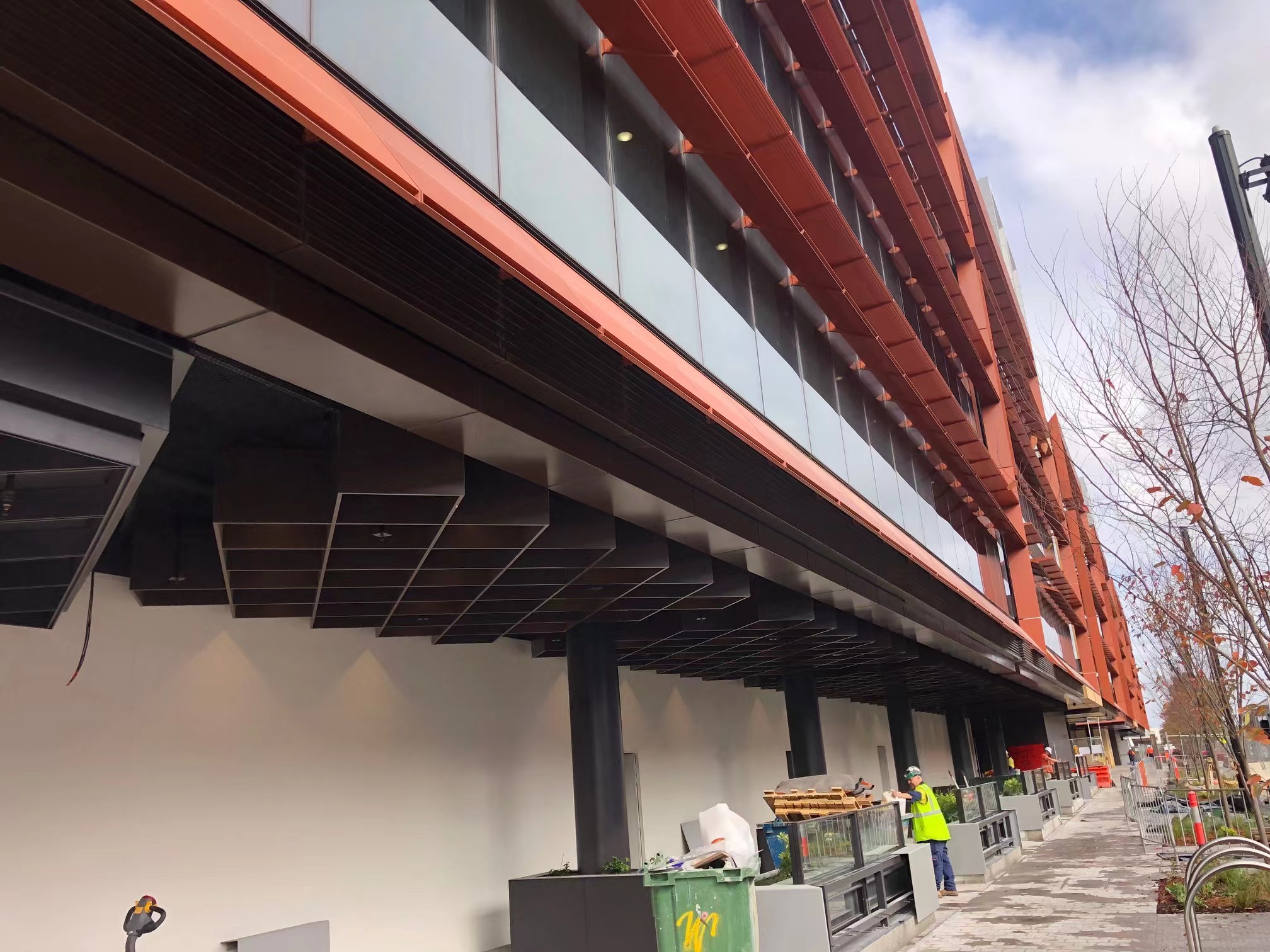 aluminum facade