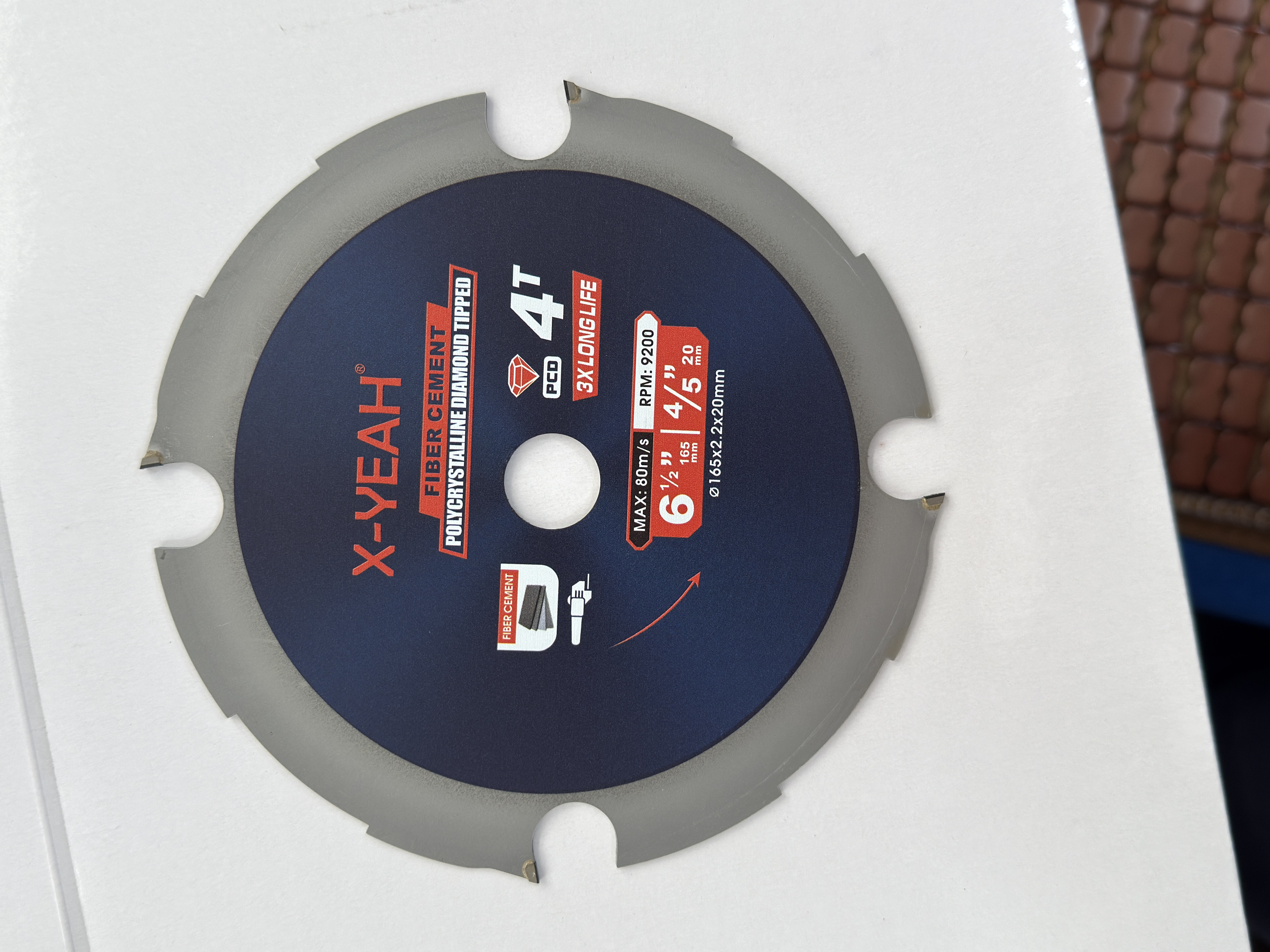 X-YEAH 165mm*4T PCD TCT Saw Blade for wood