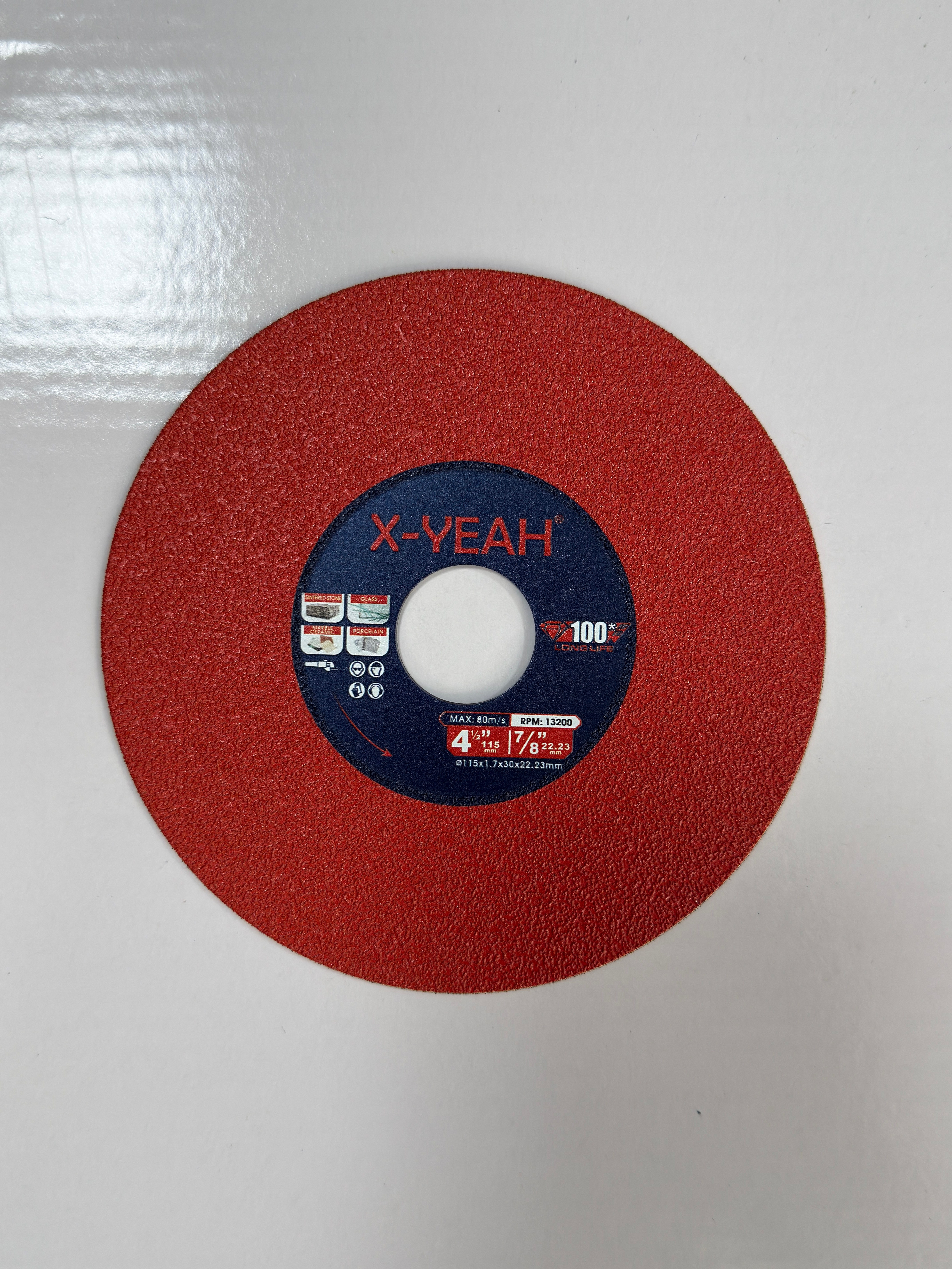 X-Yeah 115x30MM vacuum brazed saw blade for glass