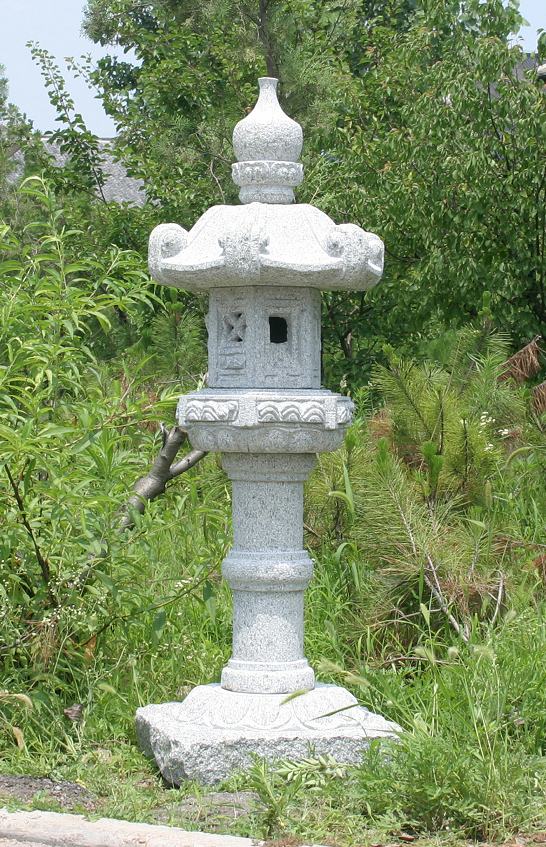 Garden decoration, fountain, lantern, furniture of garden
