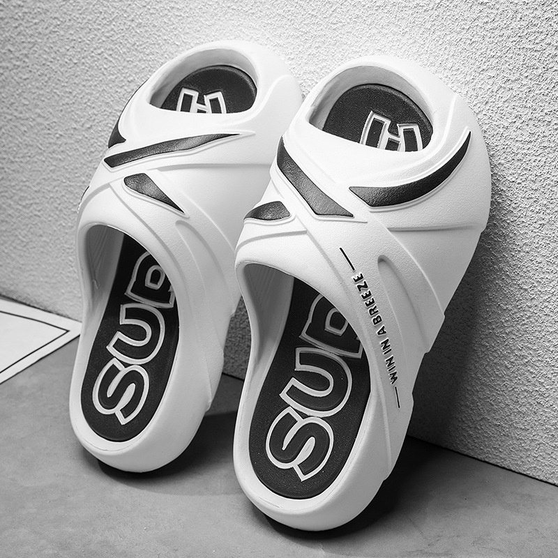 Mens Slide Sandals Foam Insole Sporty Design For Indoor And Outdoor